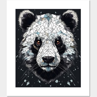 Serious Panda face Posters and Art